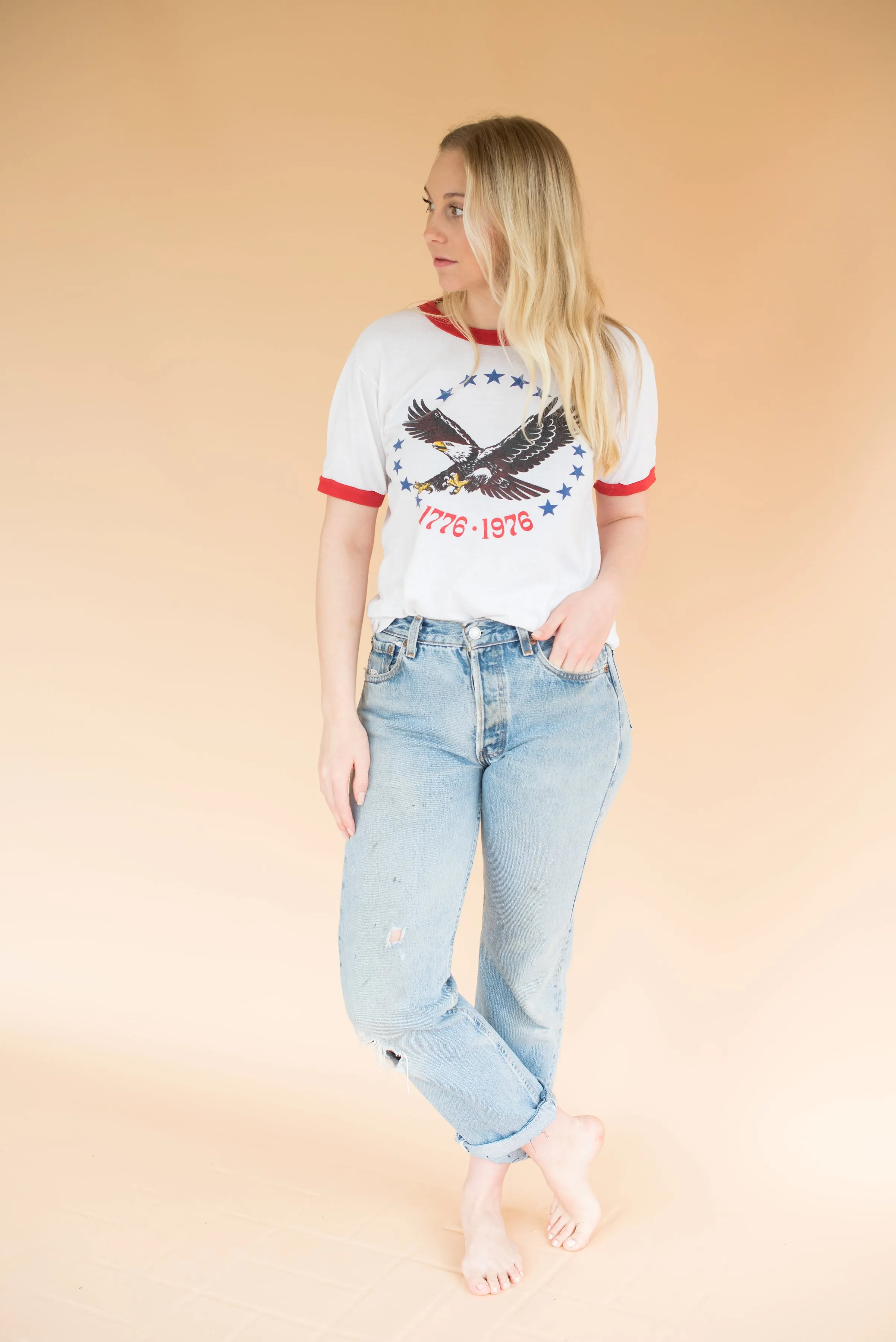 1970s Vintage Ringer Tee