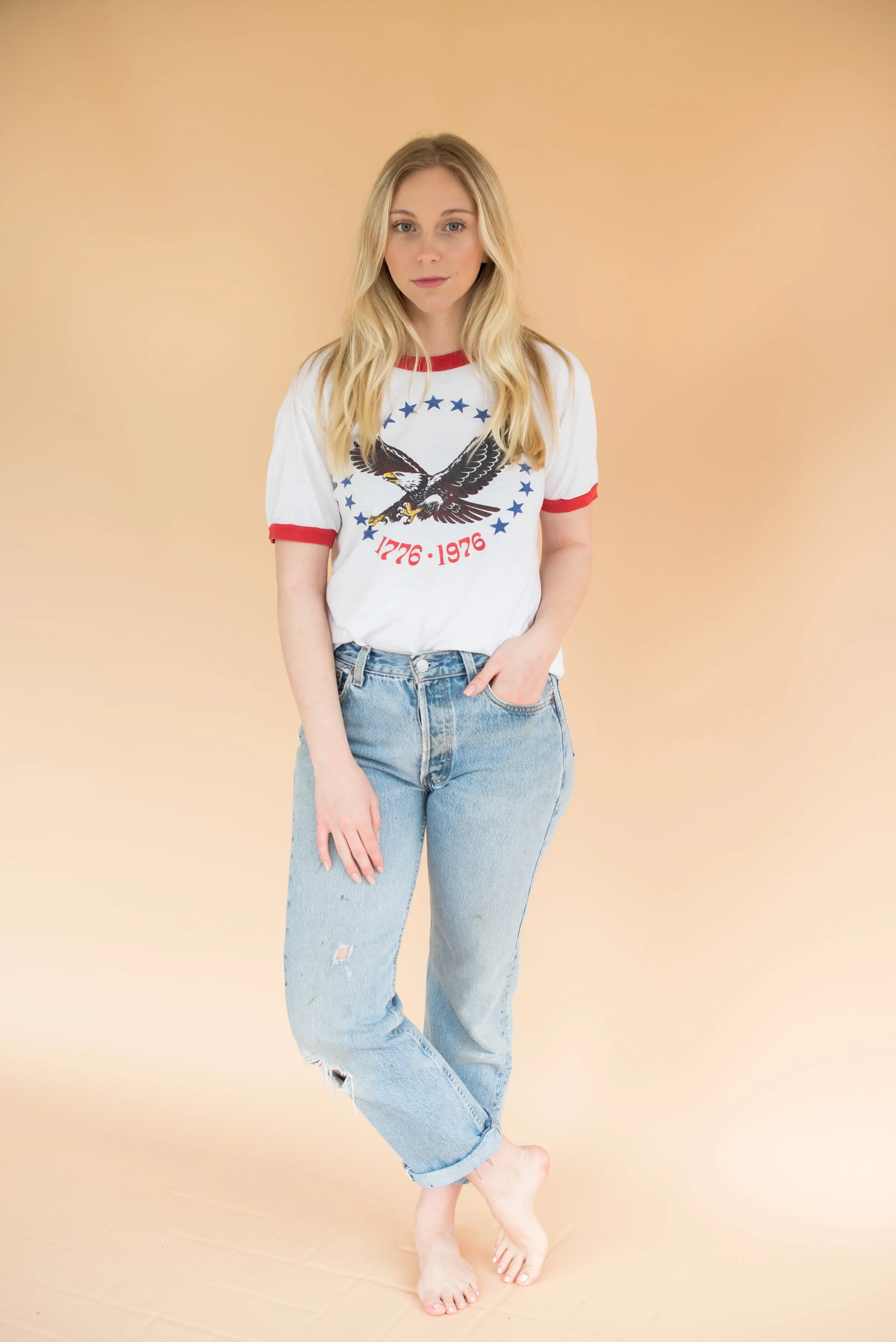 1970s Vintage Ringer Tee