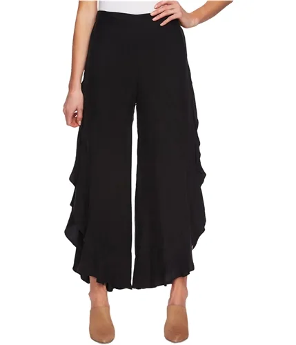 1.State Womens Ruffled Casual Wide Leg Pants