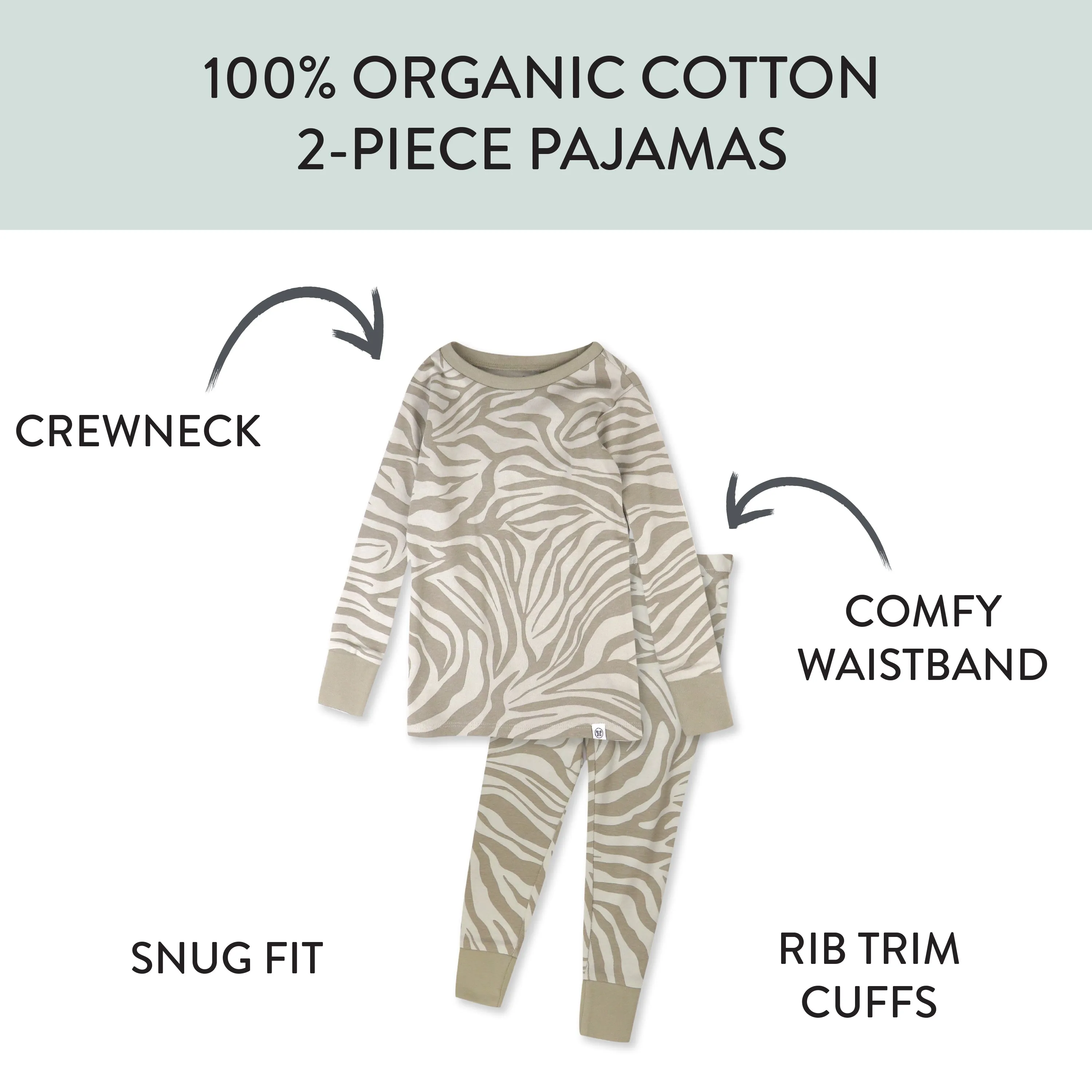 2-Piece Organic Cotton Pajamas