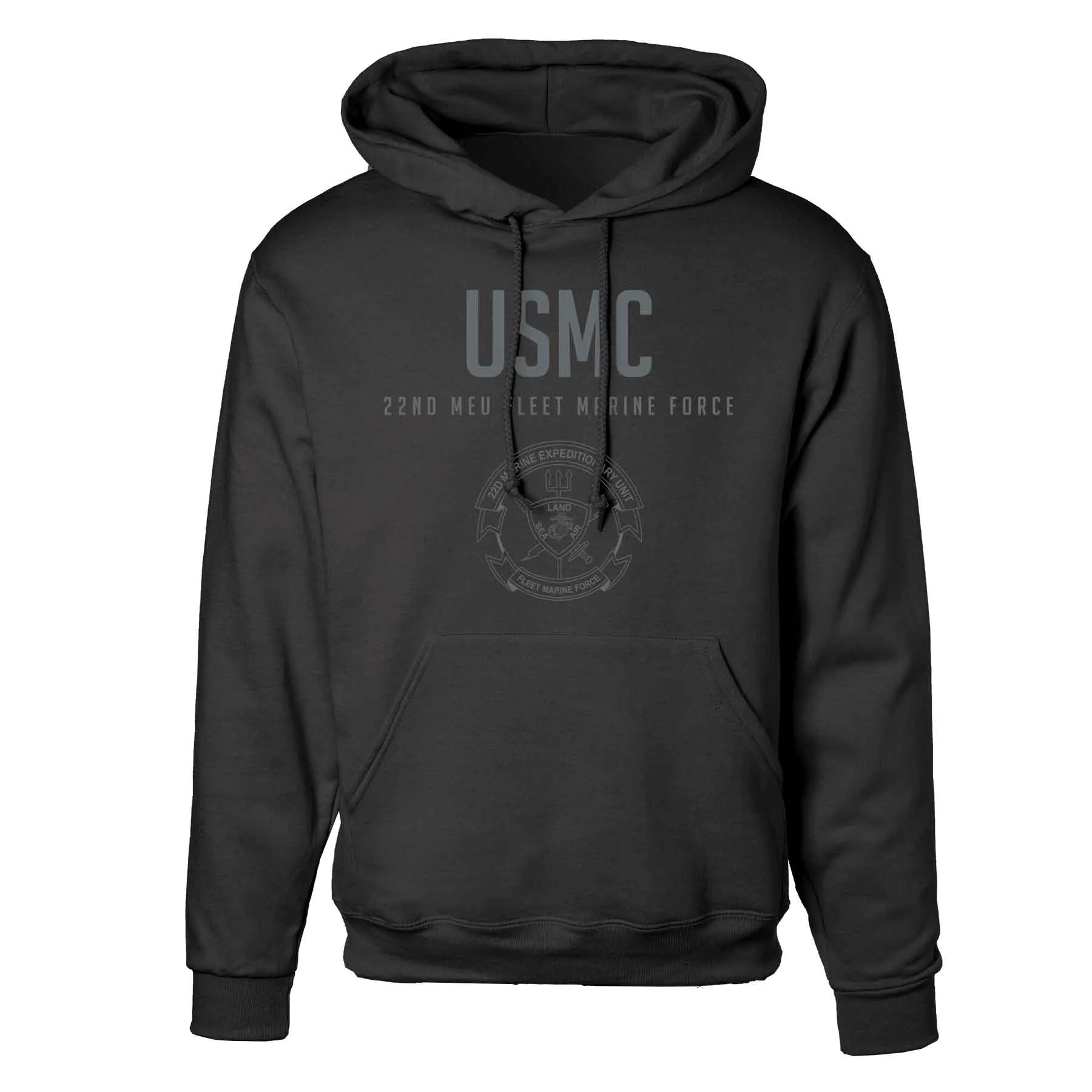 22nd MEU Fleet Marine Force Tonal Hoodie