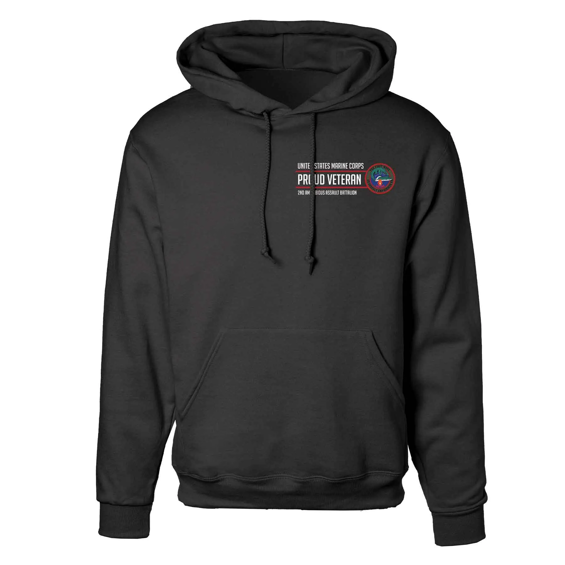 2nd Assualt Amphibious Bn Proud Veteran Hoodie