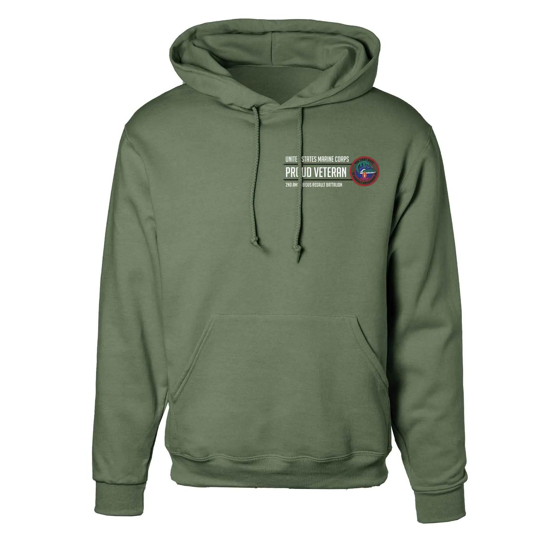 2nd Assualt Amphibious Bn Proud Veteran Hoodie