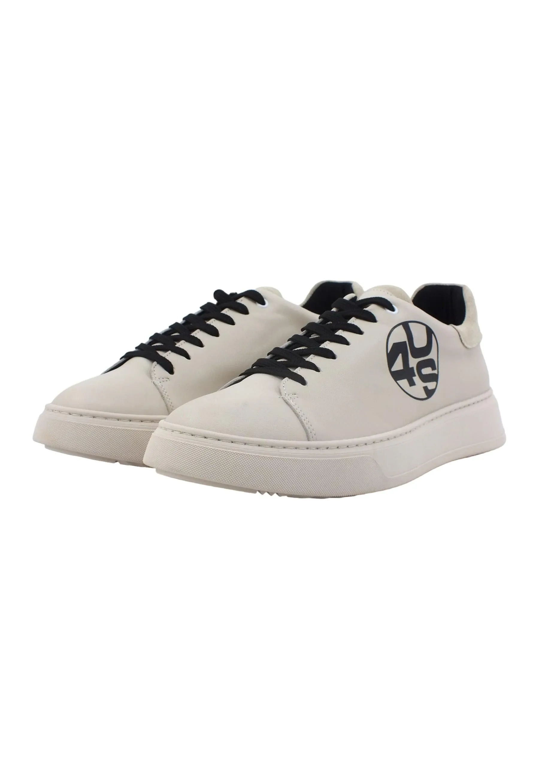 4US PACIOTTI Logan Sneaker Uomo Latte Avorio LOGAN