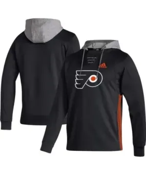 adidas Men's NHL Philadelphia Flyers Skate Lace AEROREADY Pullover Hoodie