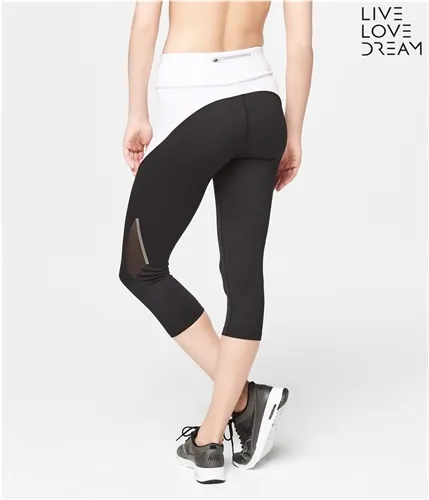 Aeropostale Womens Cropped No Sweat Casual Leggings