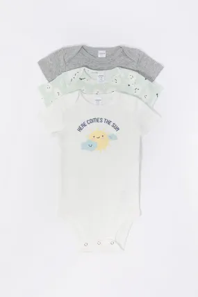 Baby Sun Graphic Bodysuit (3 Pack)