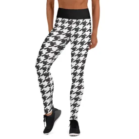 Black Cat Houndstooth Leggings