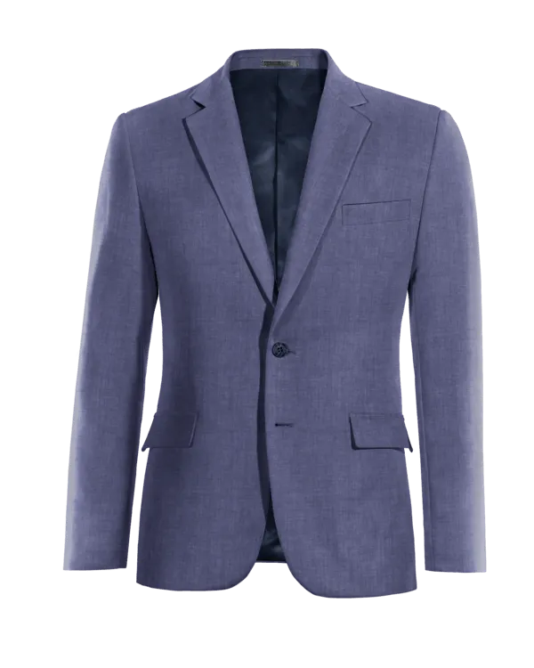  Blazer azul de lino edición limitada