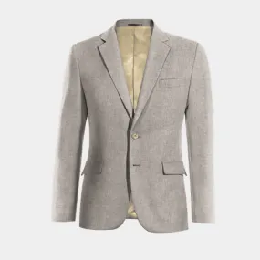  Blazer gris de donegal tweed esencial