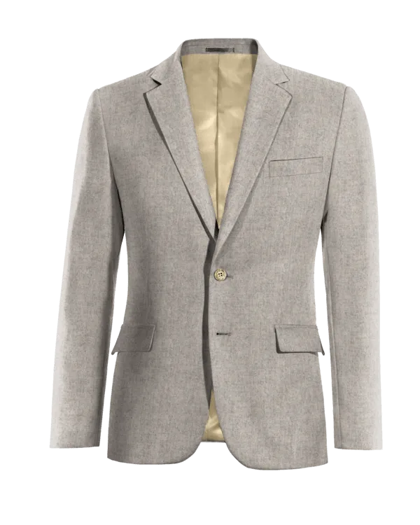  Blazer gris de donegal tweed esencial