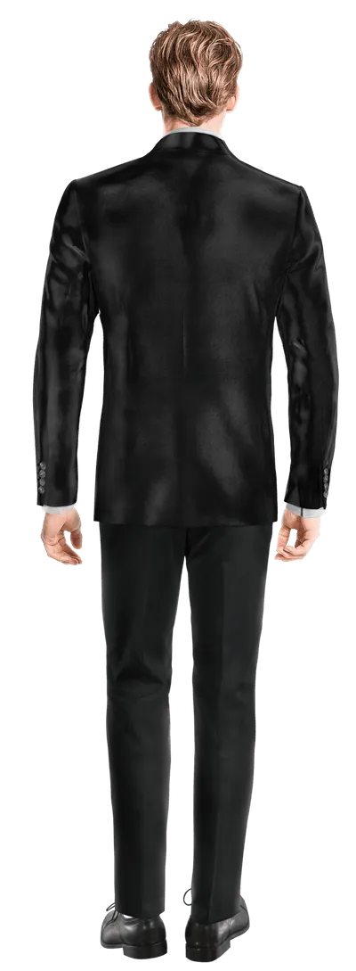  Blazer Smoking negro Ónix de terciopelo esencial