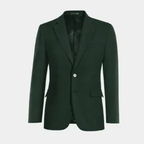  Blazer verde solapa ancha de entretiempo