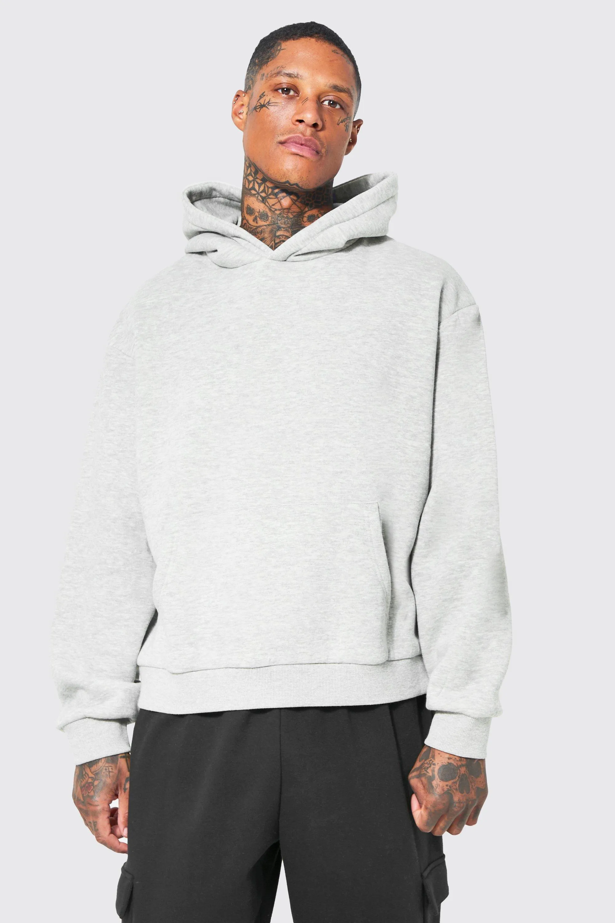 Boxy Fit Over The Head Hoodie