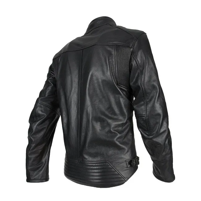 By City Brooklyn Leather Motorcycle Jacket Black