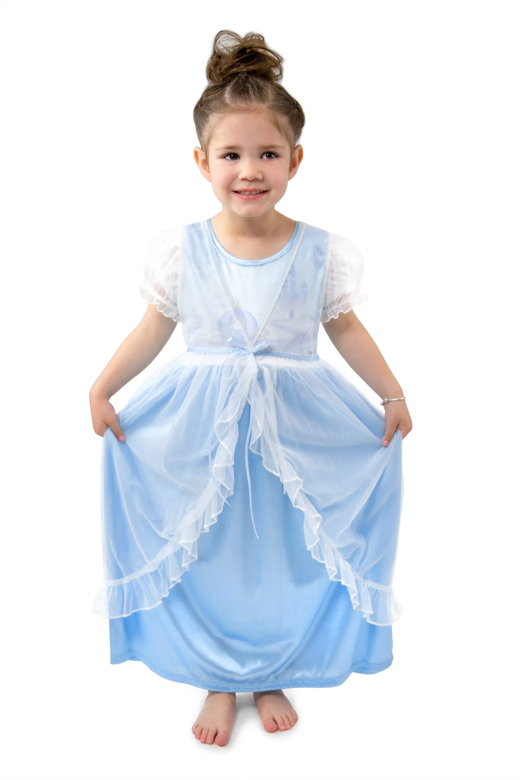 Cinderella Nightgown with White Robe