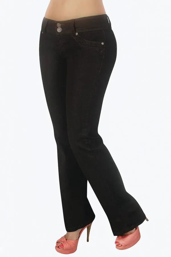 Classic Shapewear High Rise Control Bootcut Jeans