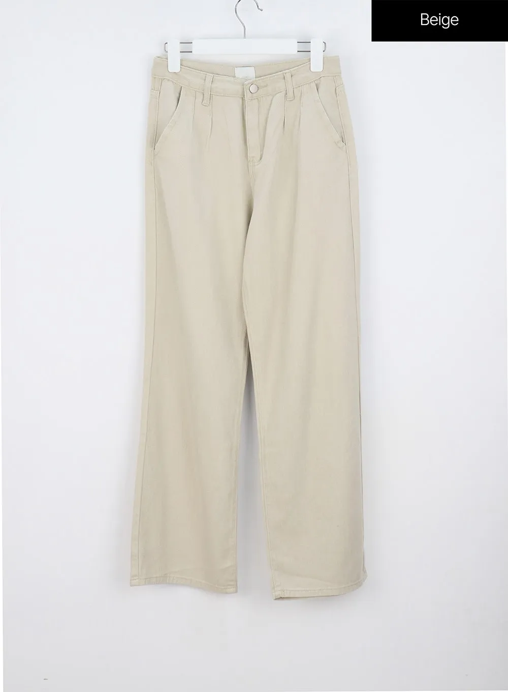 Cotton Wide Leg Pants.