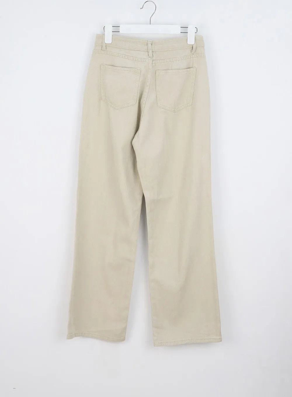 Cotton Wide Leg Pants.