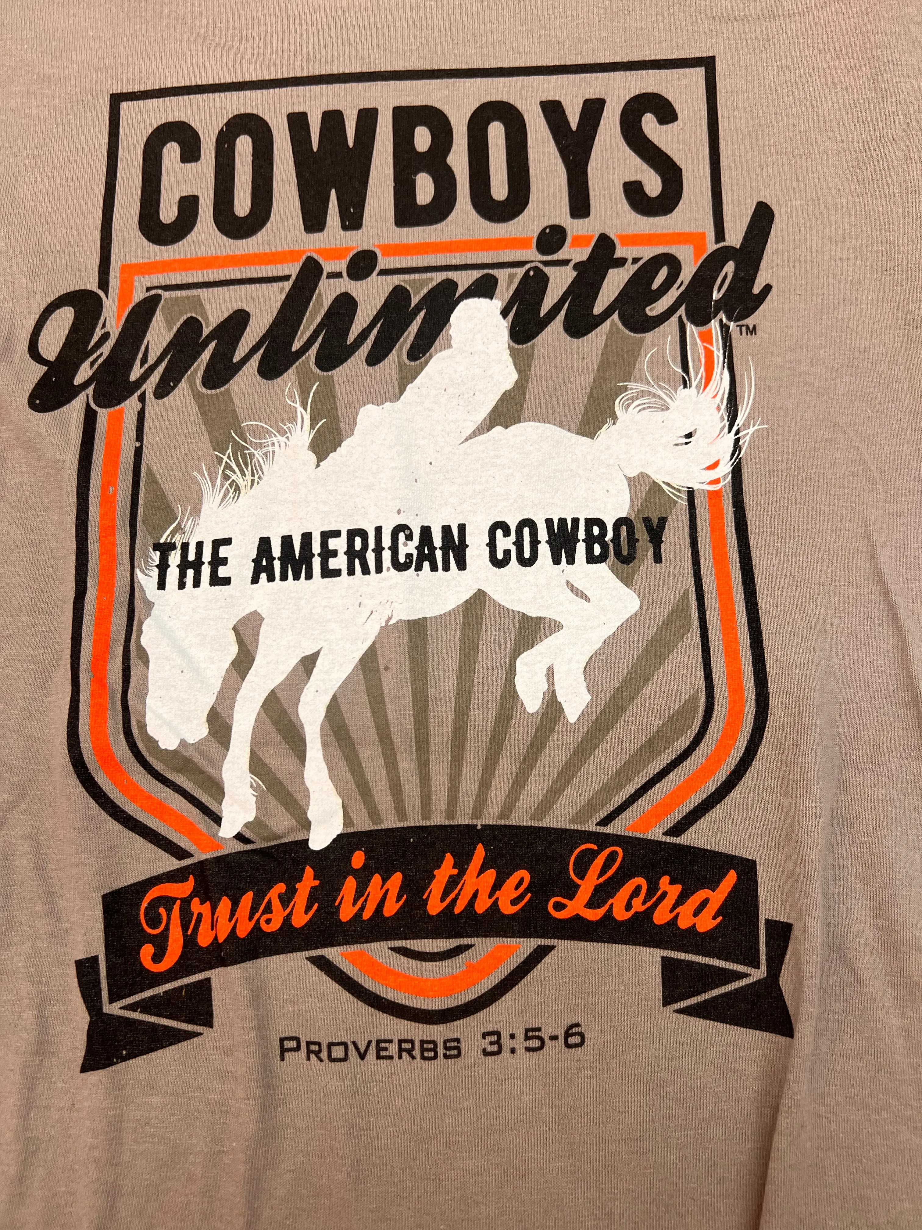 Cowboy Christian T-shirt - Trust In God Shirt