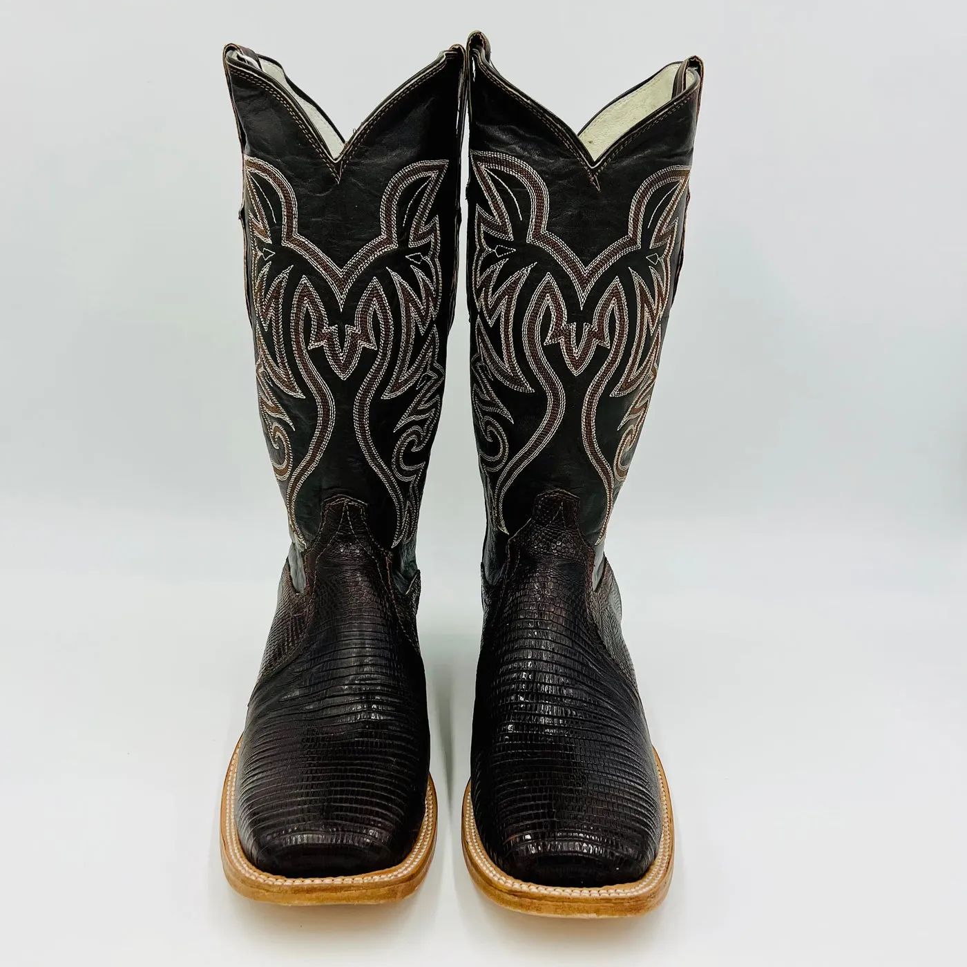 Cowtown Chocolate Lizard Boot