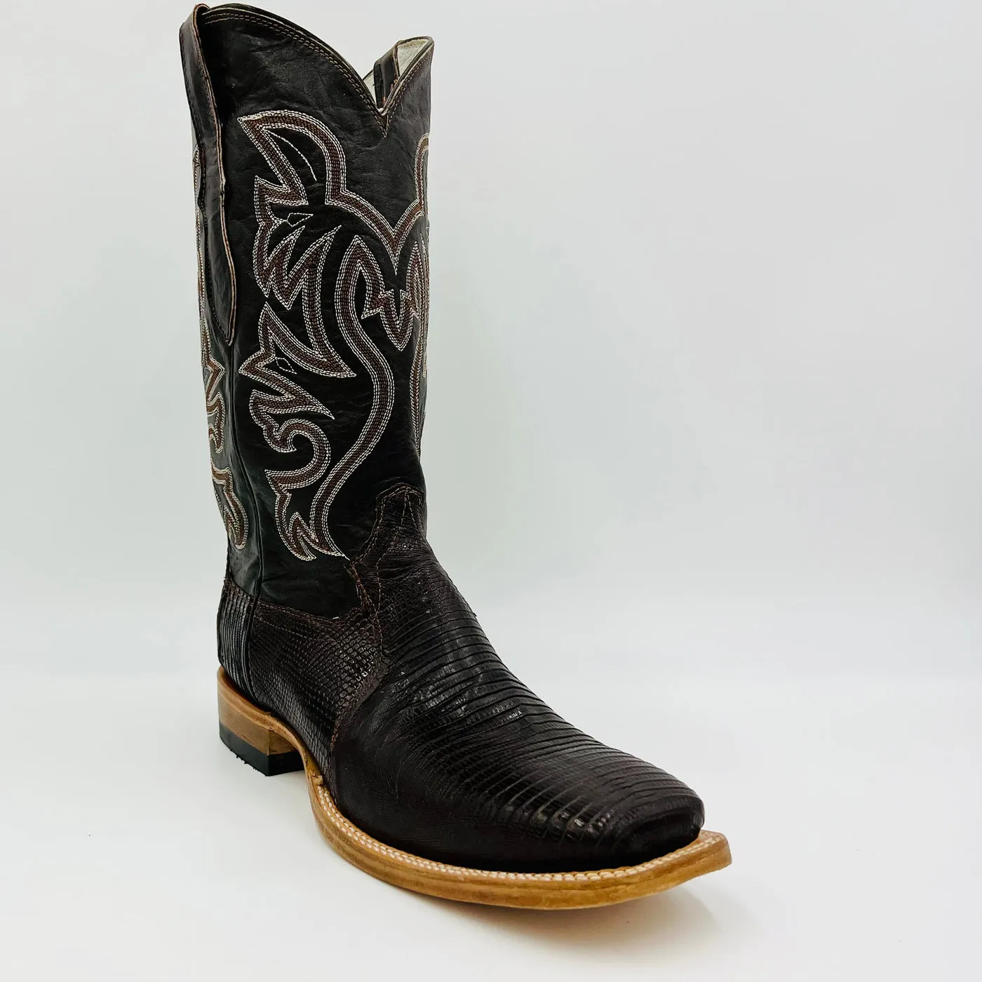 Cowtown Chocolate Lizard Boot