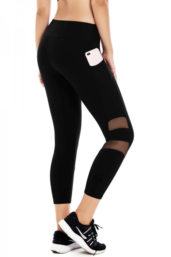 Curveez Chamela Active Cropped Leggings