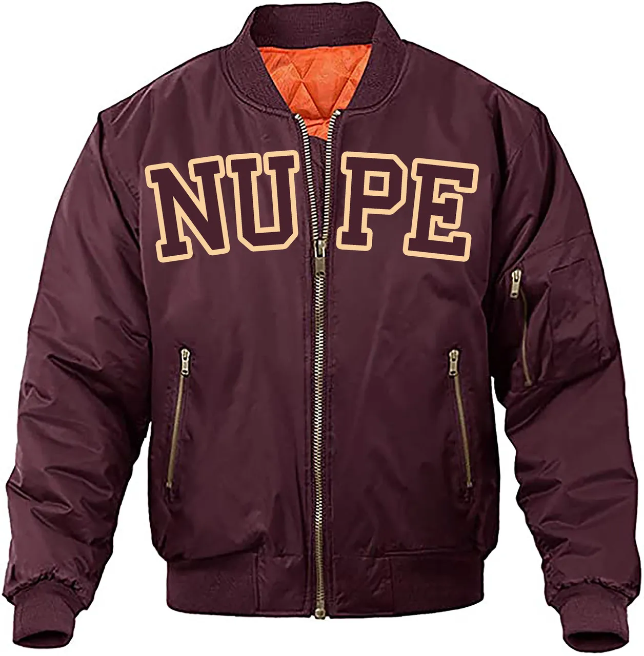 Deference Clothing® compatible with Kappa Alpha Psi Clothing® Chapter 58 Nupe Bomber Jacket