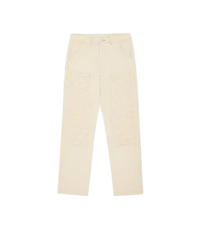 Diamonds and dollars painter pants beige