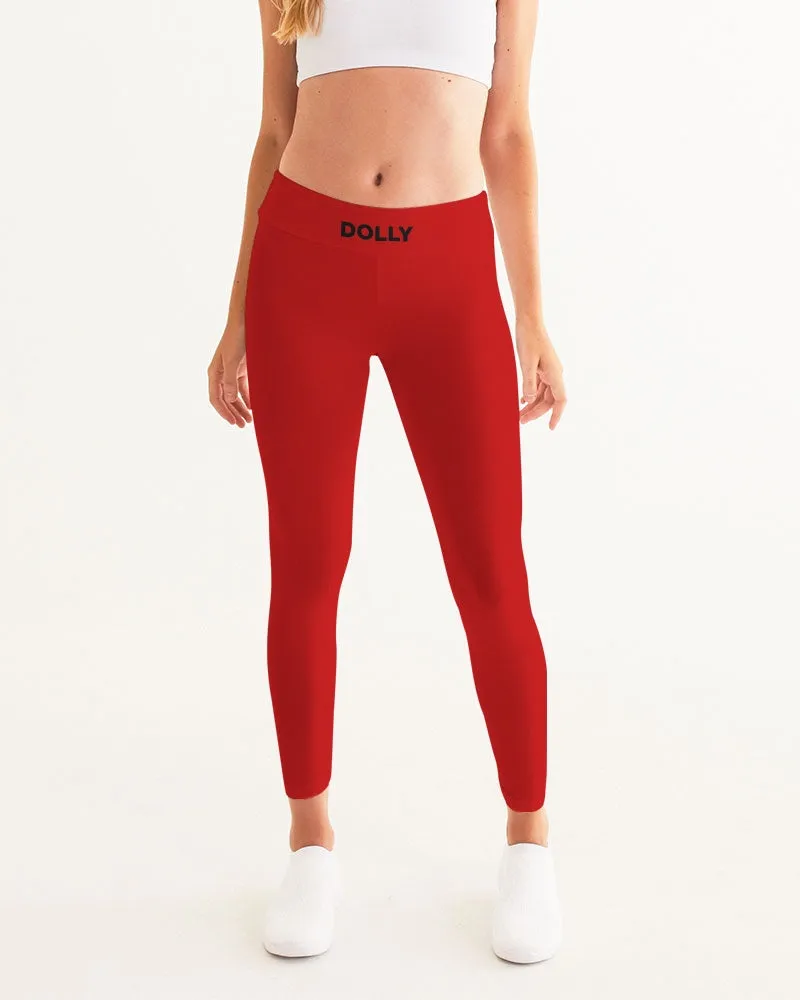 DOLLY RED Women's Yoga Leggings