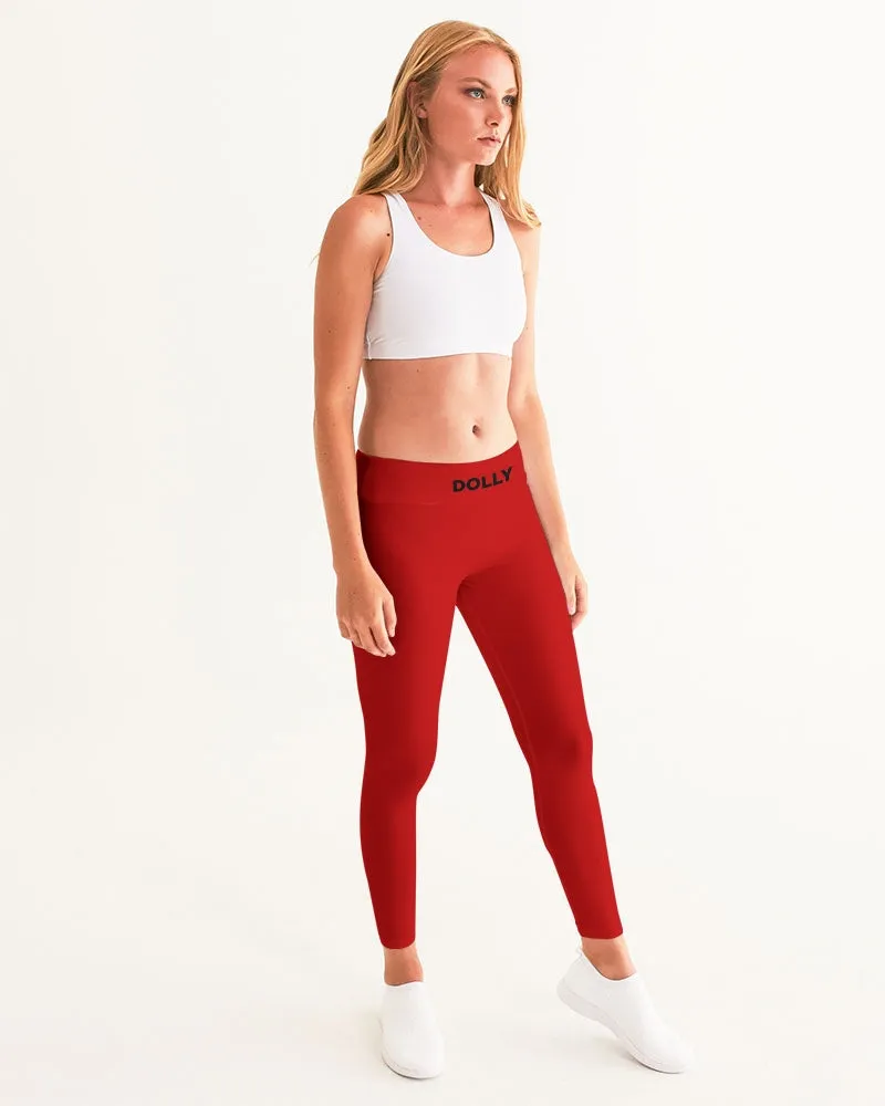 DOLLY RED Women's Yoga Leggings