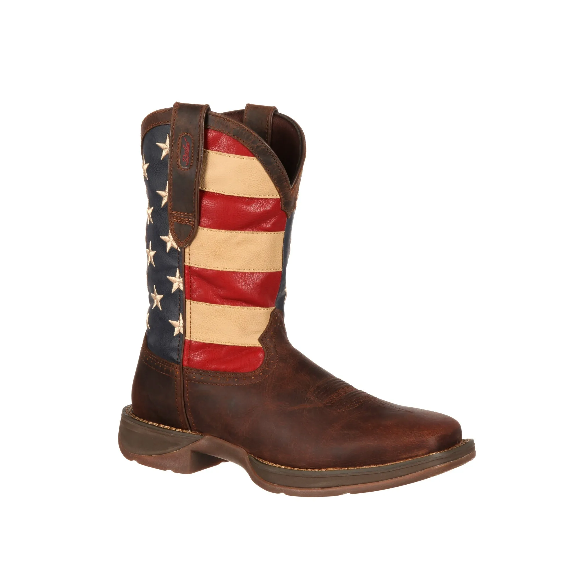 Durango Rebel Patriot Brown/Flag