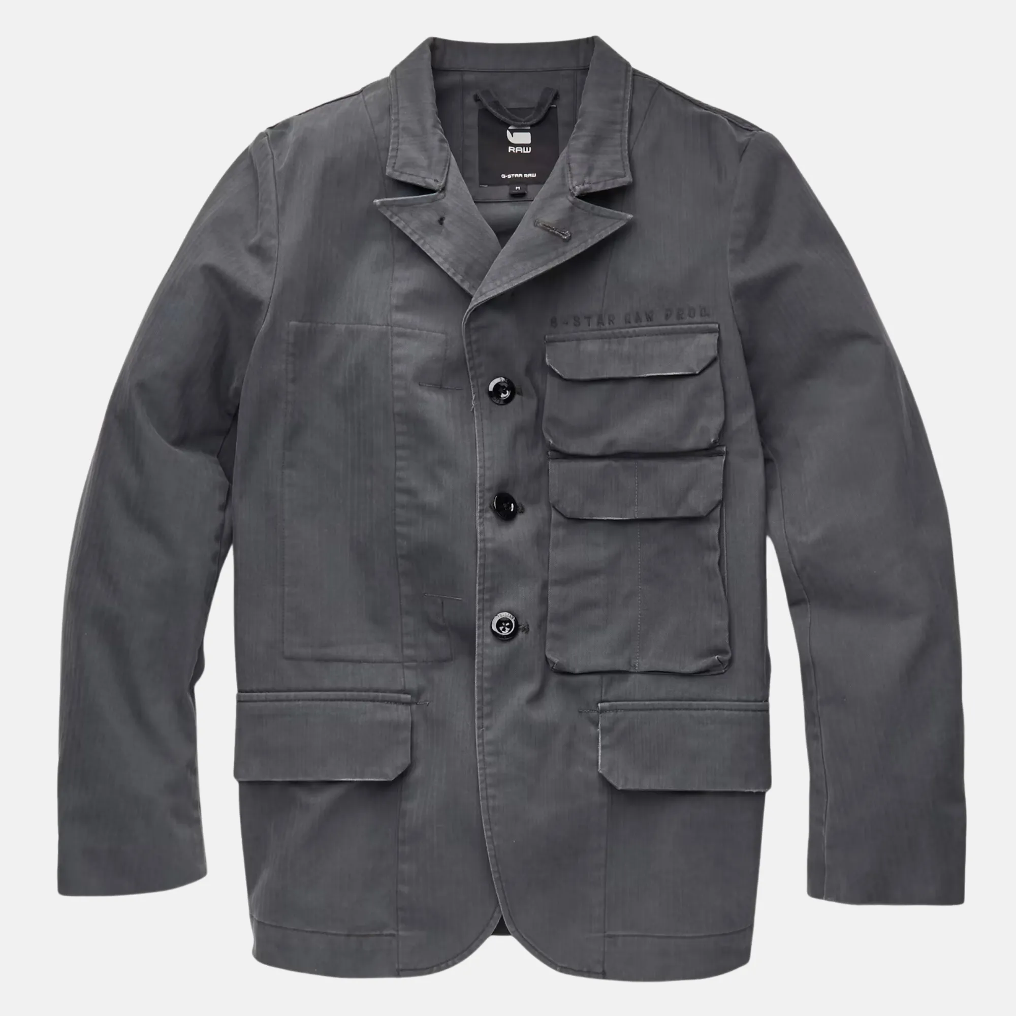 G-Star Raw Stacked Grey Pocket Blazer