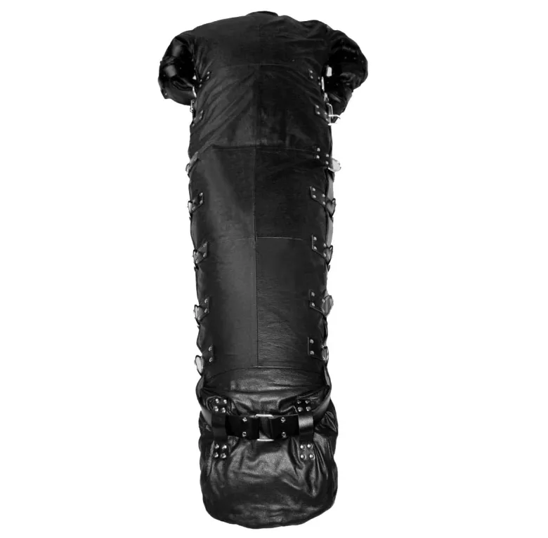 Genuine Leather Heavy Duty Sleep Sack With Hood Bondage