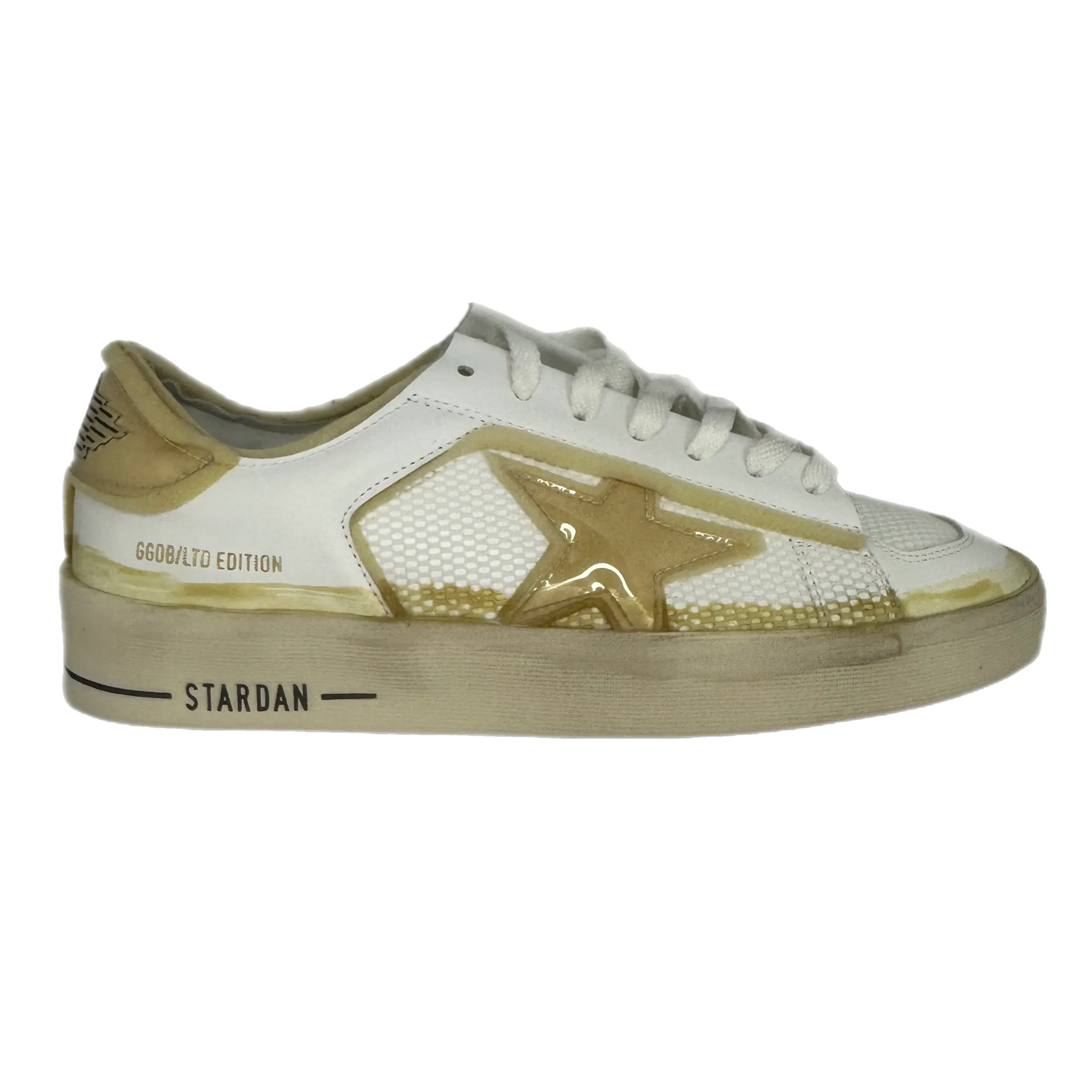 Golden Goose - Stardan PVC Dirty White- Size 6.5