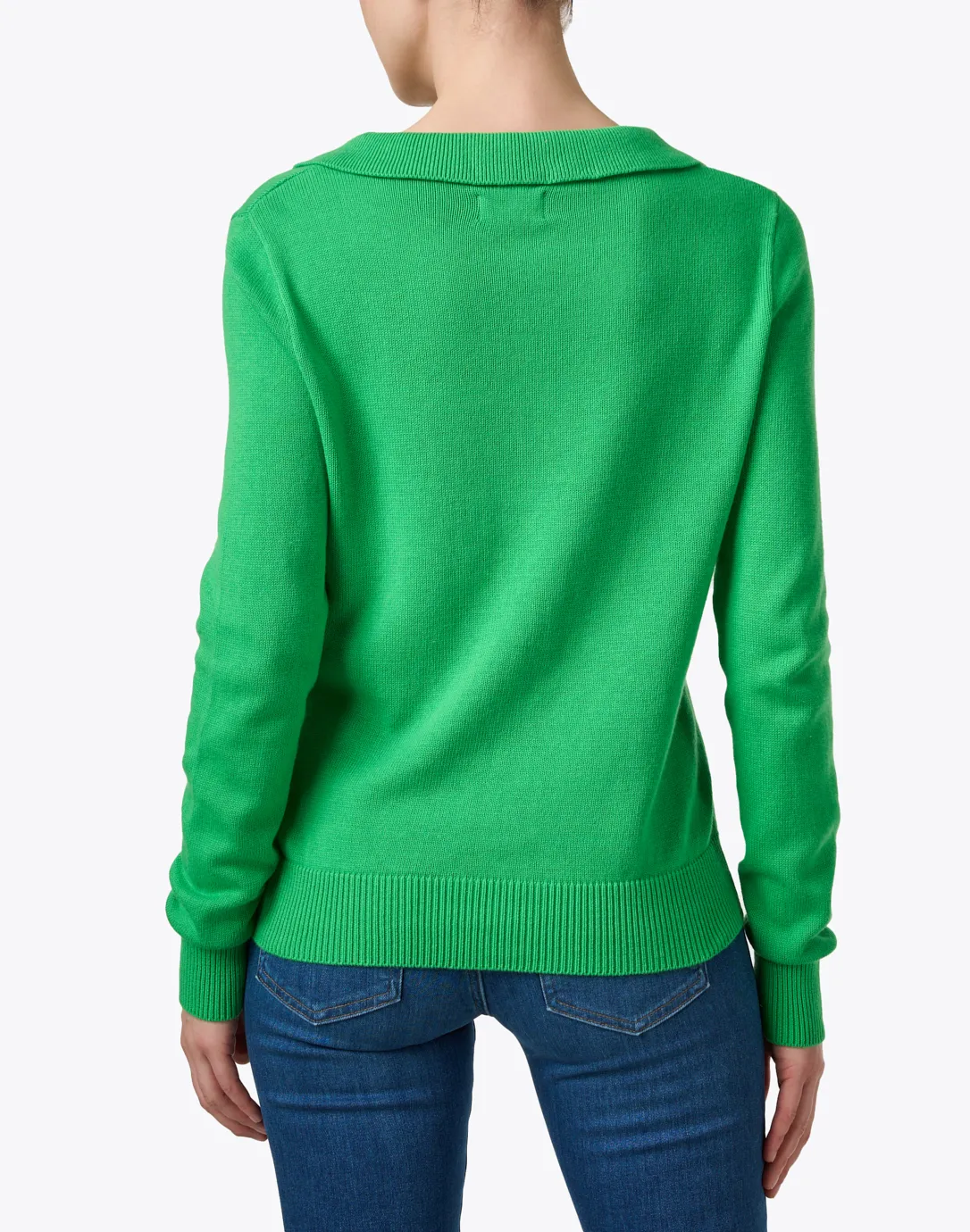 Green Polo Sweater