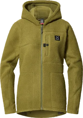 Haglöfs Women's Malung Pile Hood Olive Green | Buy Haglöfs Women's Malung Pile Hood Olive Green here | Outnorth