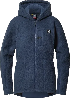 Haglöfs Women's Malung Pile Hood Tarn Blue | Buy Haglöfs Women's Malung Pile Hood Tarn Blue here | Outnorth