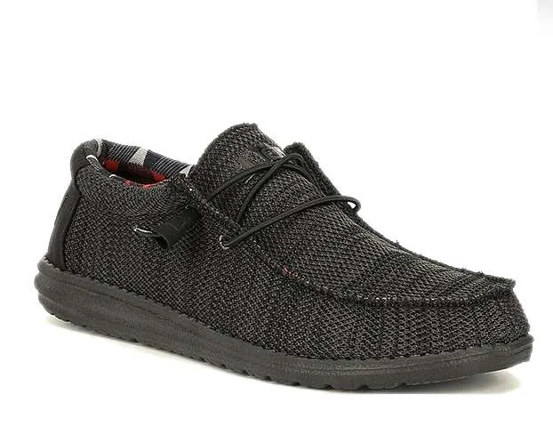 Hey Dude Wally Sox Shoes – Jet Black