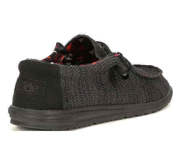 Hey Dude Wally Sox Shoes – Jet Black