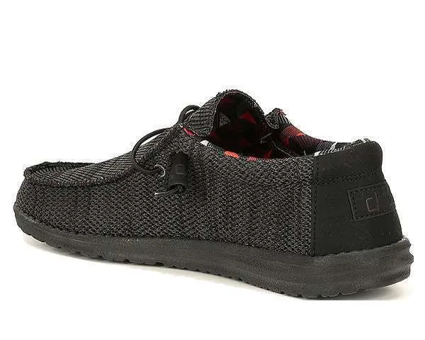 Hey Dude Wally Sox Shoes – Jet Black