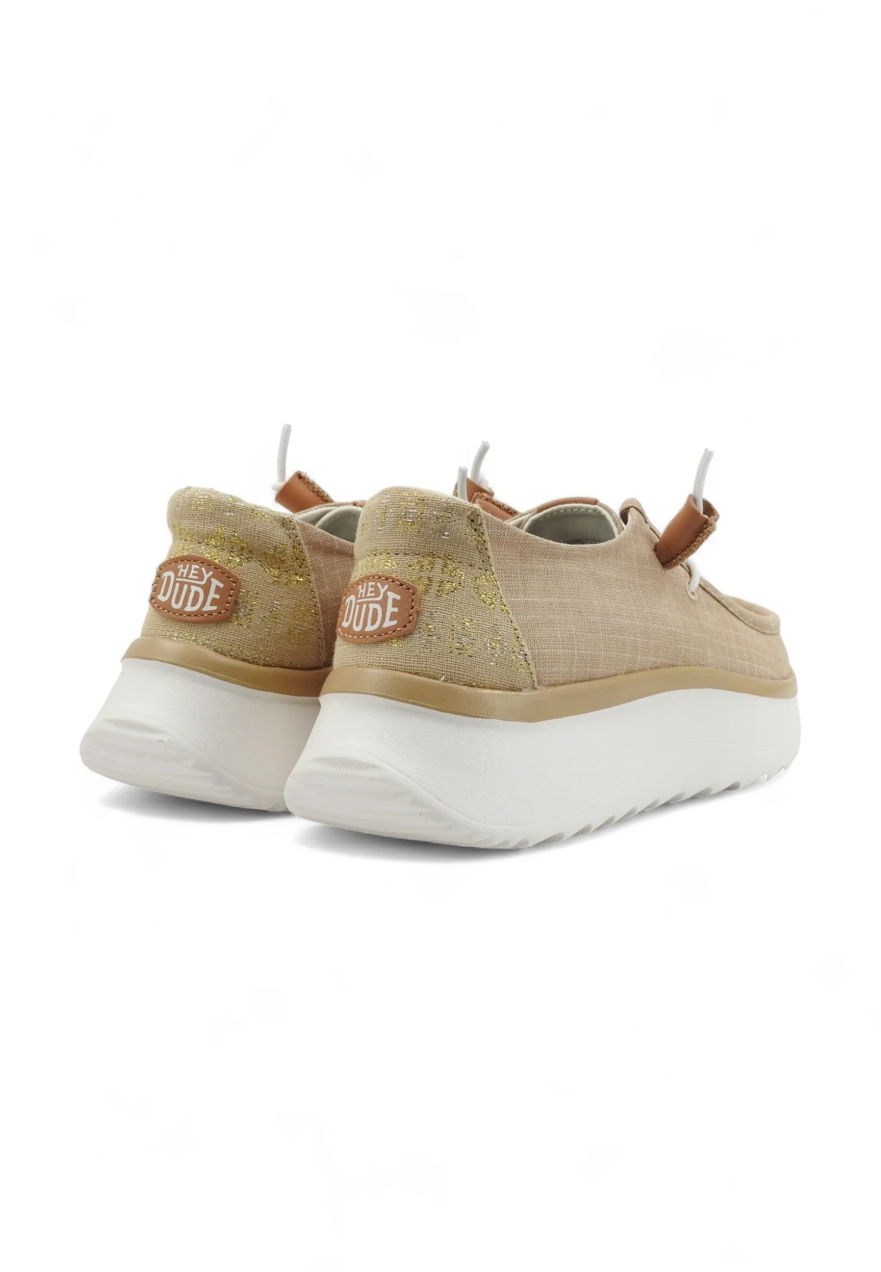 HEY DUDE Wendy Peak Sneaker Donna Tan Beige 40739-265