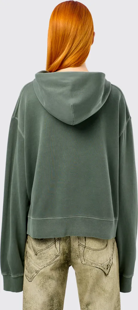 Hoodie Green Cotton Hoodie