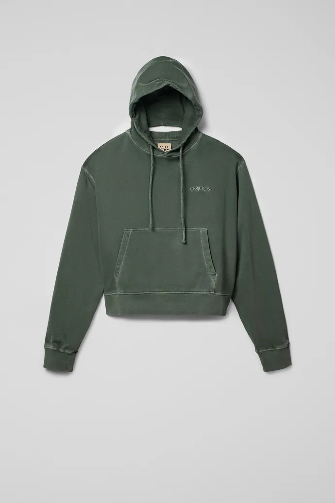 Hoodie Green Cotton Hoodie