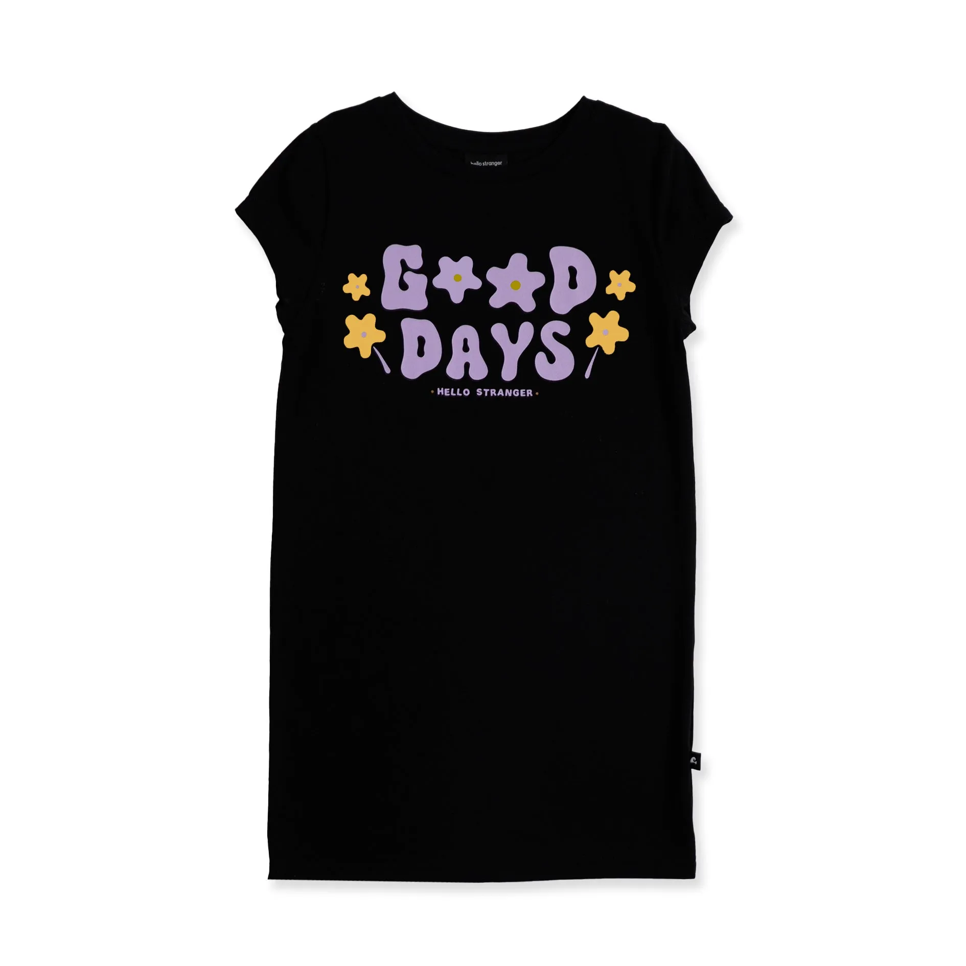 HS Black Tee Dress - Good Days