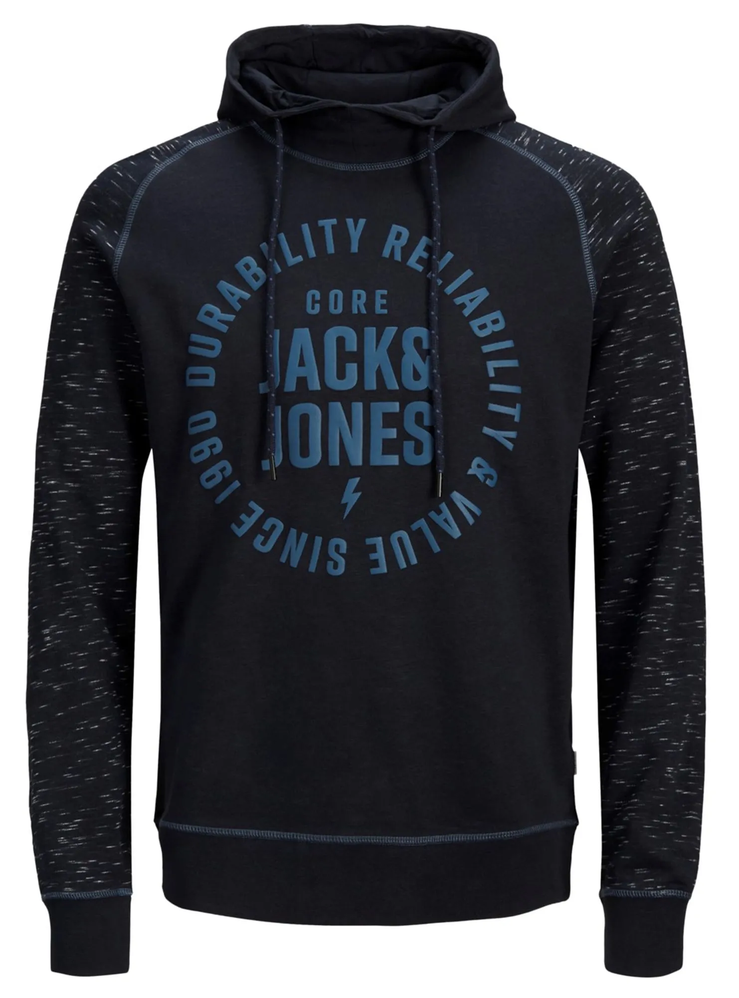 Jack & Jones Core Marko Overhead Print Hoodie Sky Captain