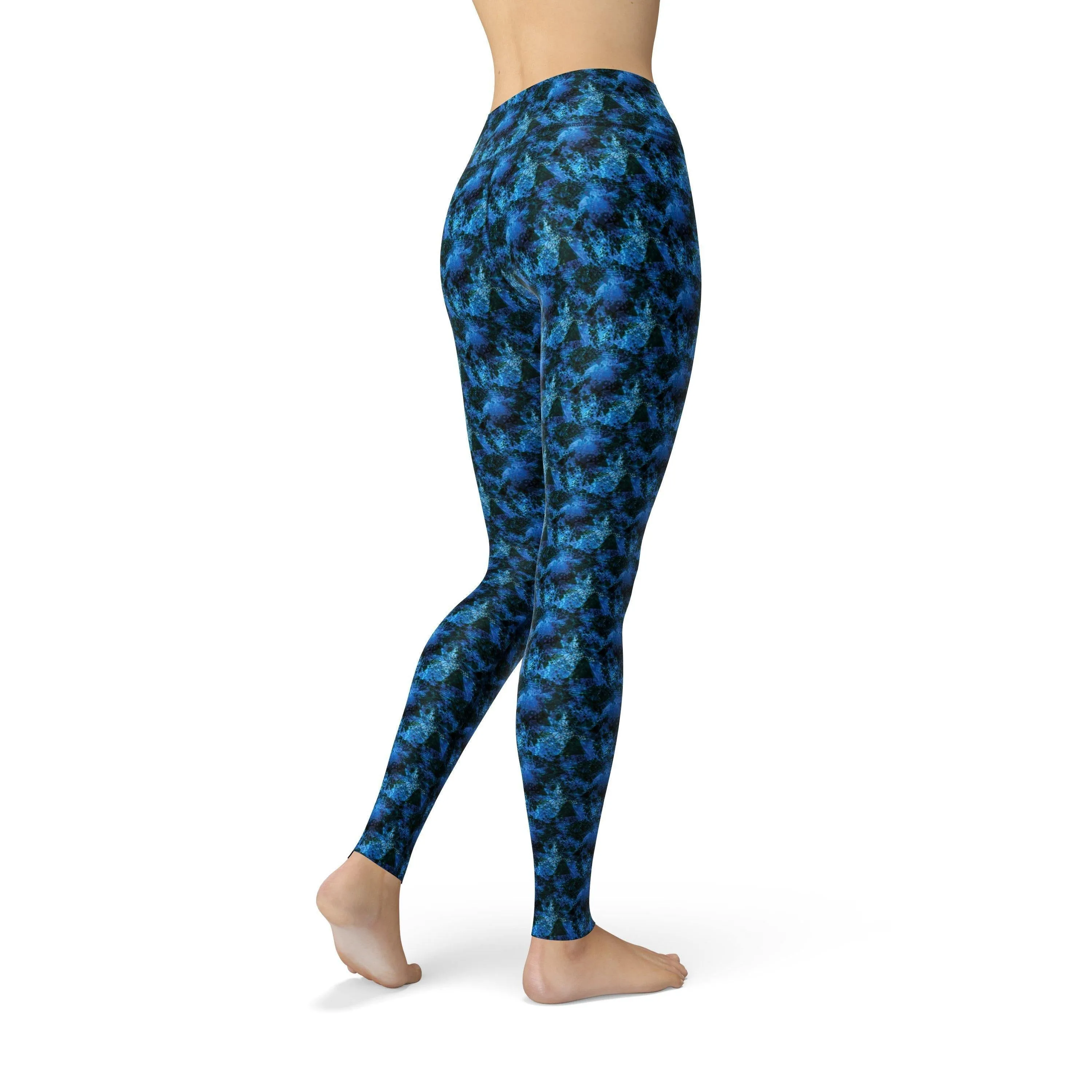 Jean Dark Blue Crystalline Leggings