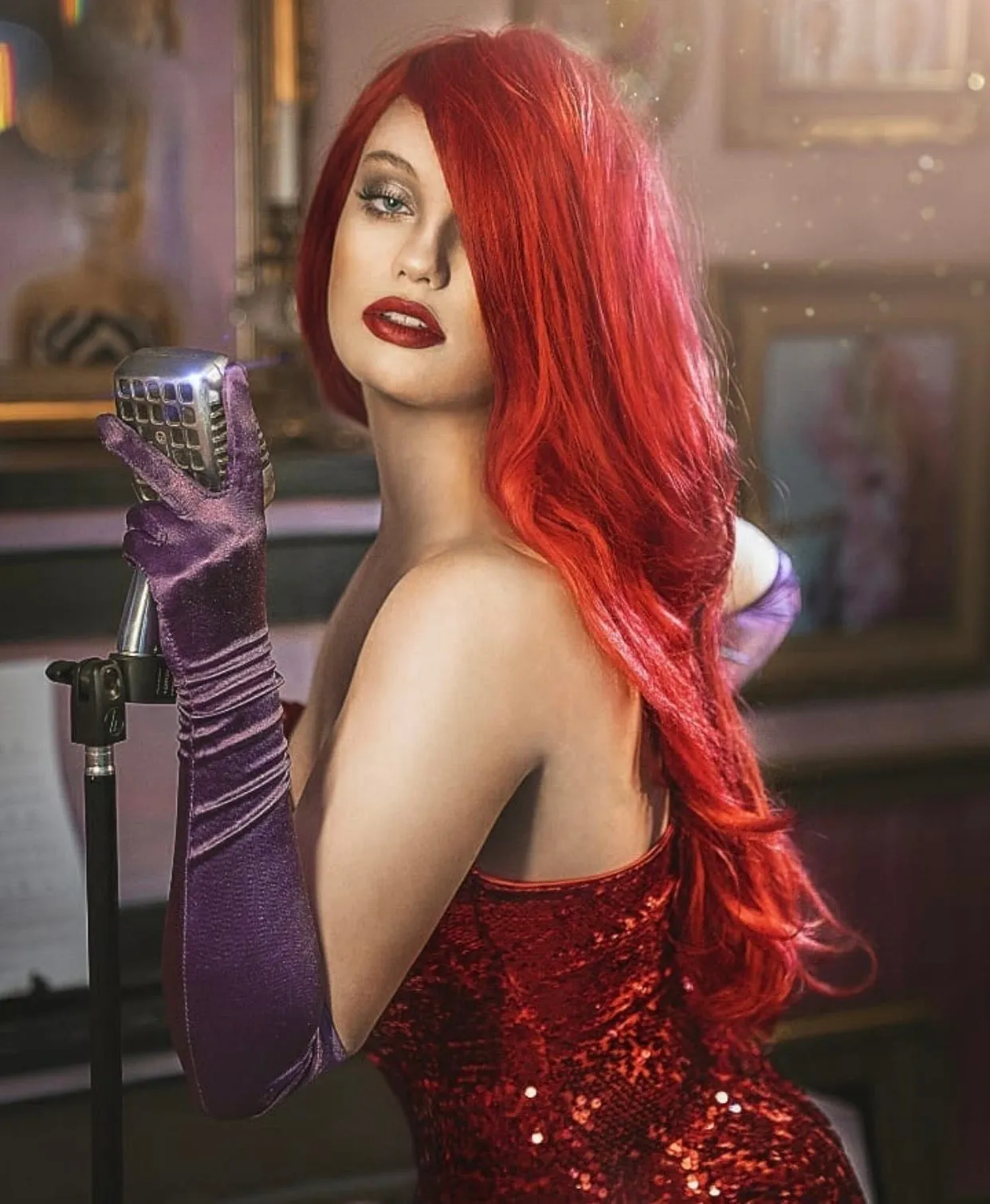 Jessica Rabbit Corset Costume Dress - Buy Online