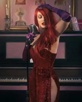 Jessica Rabbit Corset Costume Dress - Buy Online