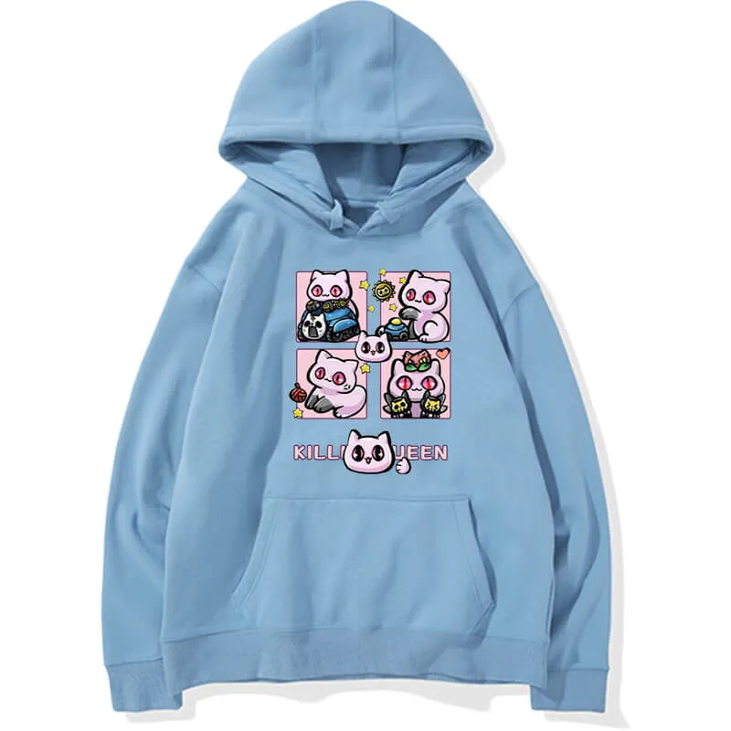 Kawaii Cat Killer Queen JJBA Anime Hoodie